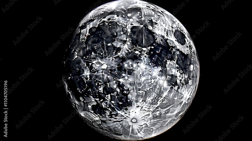 highly detailed image of a celestial body with craters and surface textures highly detailed image of a celestial body with craters and surface textures