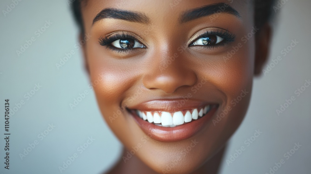 smiling woman with beautiful skin and bright eyes smiling woman with beautiful skin and bright eyes