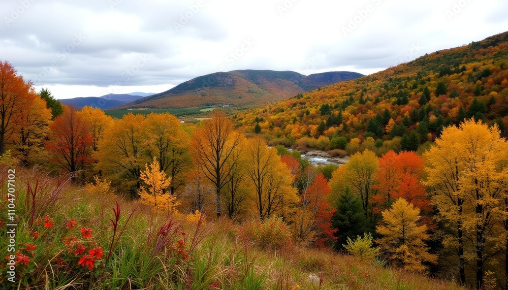 Autumns Palette A Vibrant Forest in Full Bloom Autumns Palette A Vibrant Forest in Full Bloom