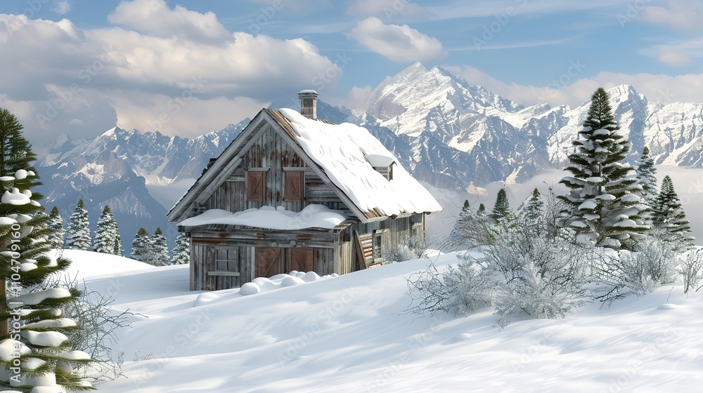 _Illustration_of_house_in_snow_mountain_AI _Illustration_of_house_in_snow_mountain_AI