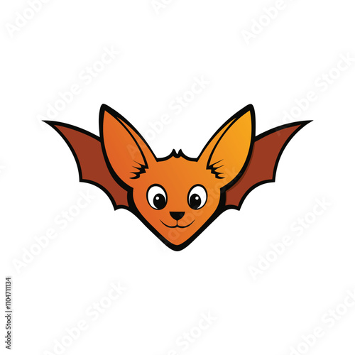 Flying Fox head vector illustration
