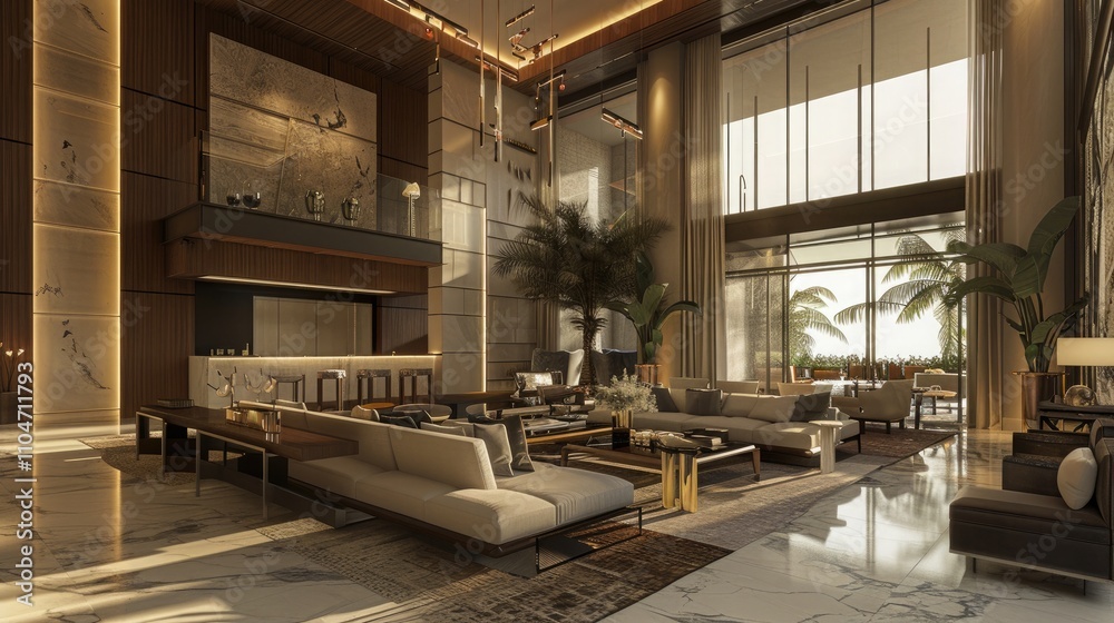 Fototapeta premium Living room interior 