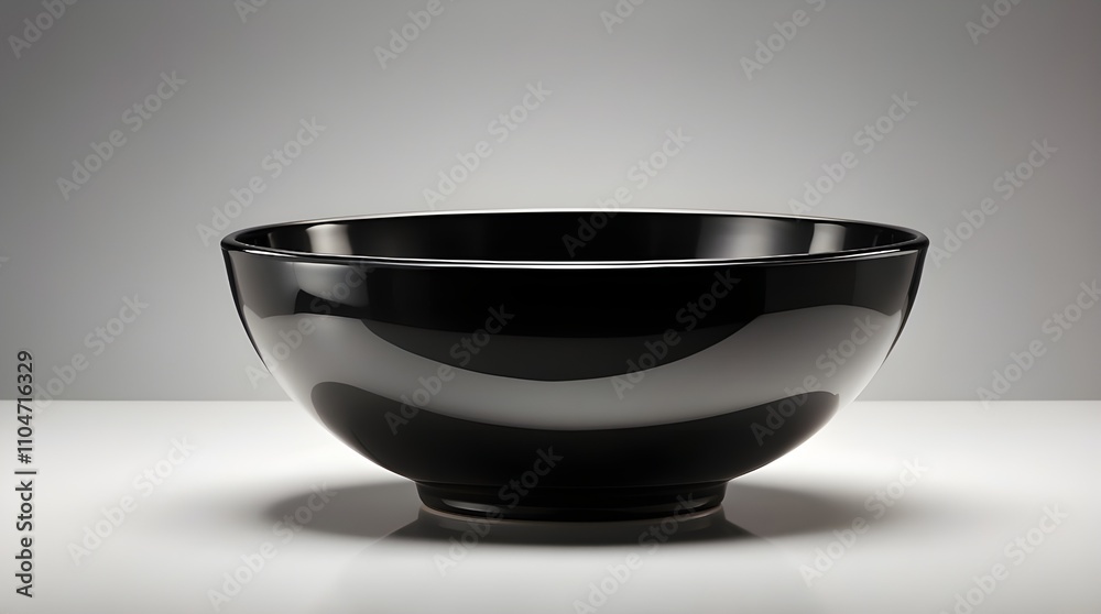 empty bowl on black background empty bowl on black background