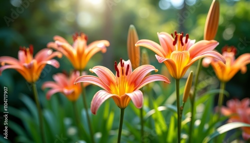  Blooming beauty in the gardens heart
