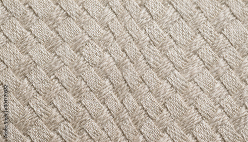 a tactile image of weaving natural fibers, such as cotton and linen, woven into a complex weave