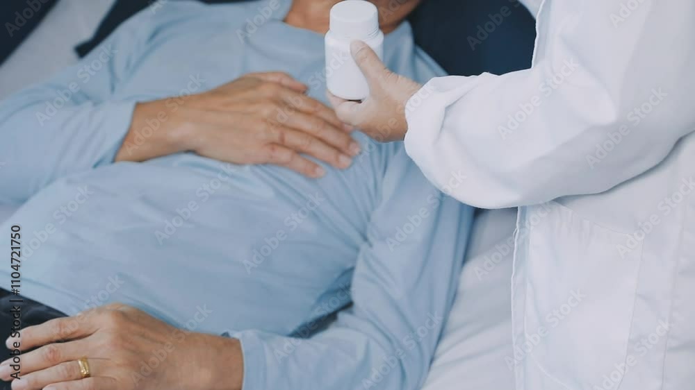 Female doctor in white coat holding hand of senior patient, giving help, comfort, psychological support, empathy at appointment. Elderly medic care, geriatric healthcare concept. Close up Female doctor in white coat holding hand of senior patient, giving help, comfort, psychological support, empathy at appointment. Elderly medic care, geriatric healthcare concept. Close up