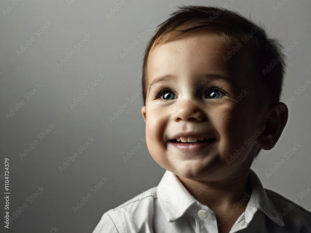 A baby radiating pure innocence and love. A baby radiating pure innocence and love.