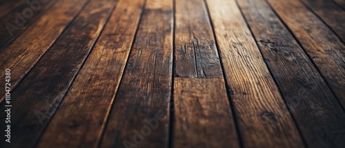 close-up of rustic wooden floorboards with rich textures