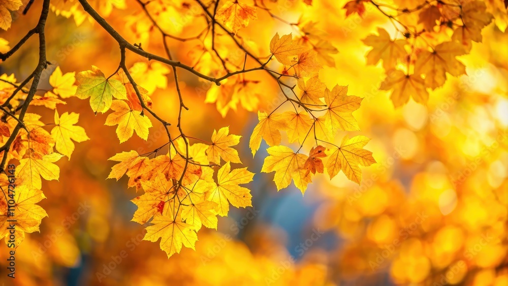 Vibrant yellow autumn leaves on a tree, autumn, leaves, bright, yellow, foliage, season, nature, branches, colorful, fall Vibrant yellow autumn leaves on a tree, autumn, leaves, bright, yellow, foliage, season, nature, branches, colorful, fall