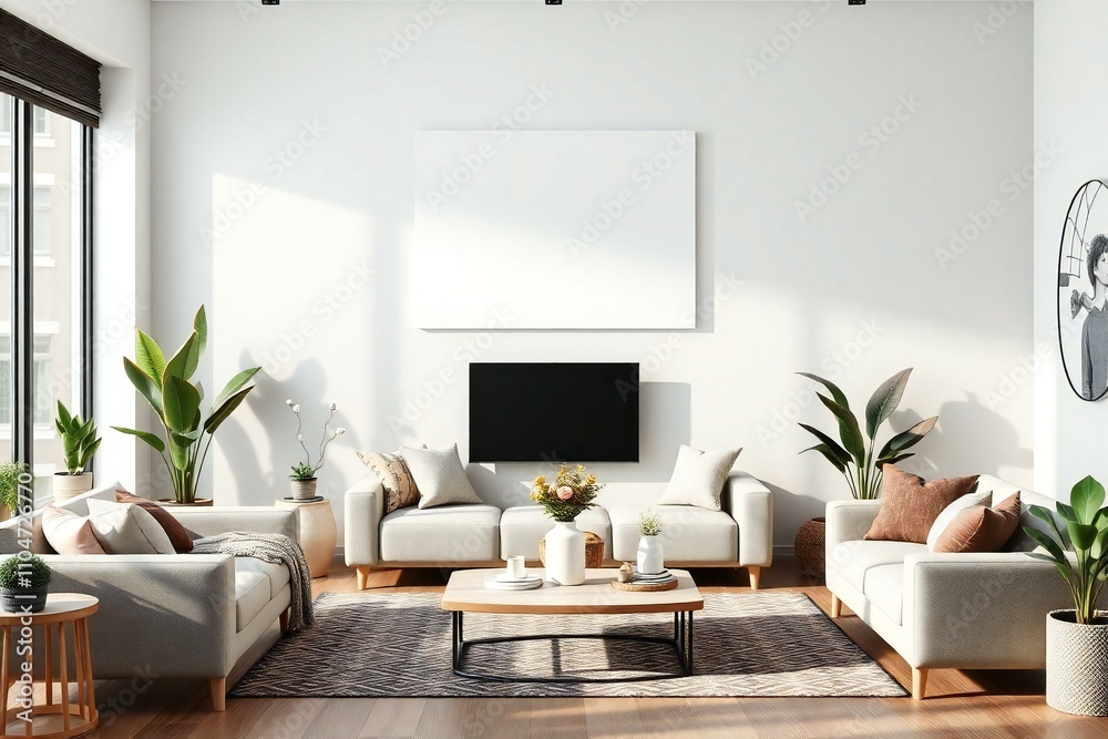 modern living room with furniture modern living room with furniture