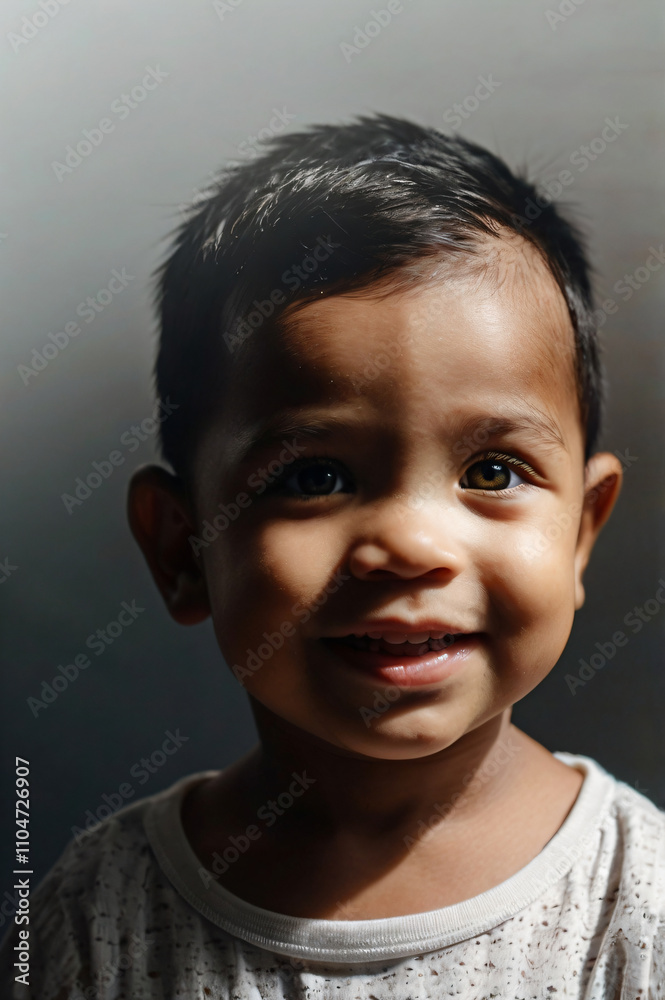 A baby capturing the essence of pure delight. A baby capturing the essence of pure delight.
