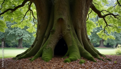  Natures grandeur  A trees hollow heart photo