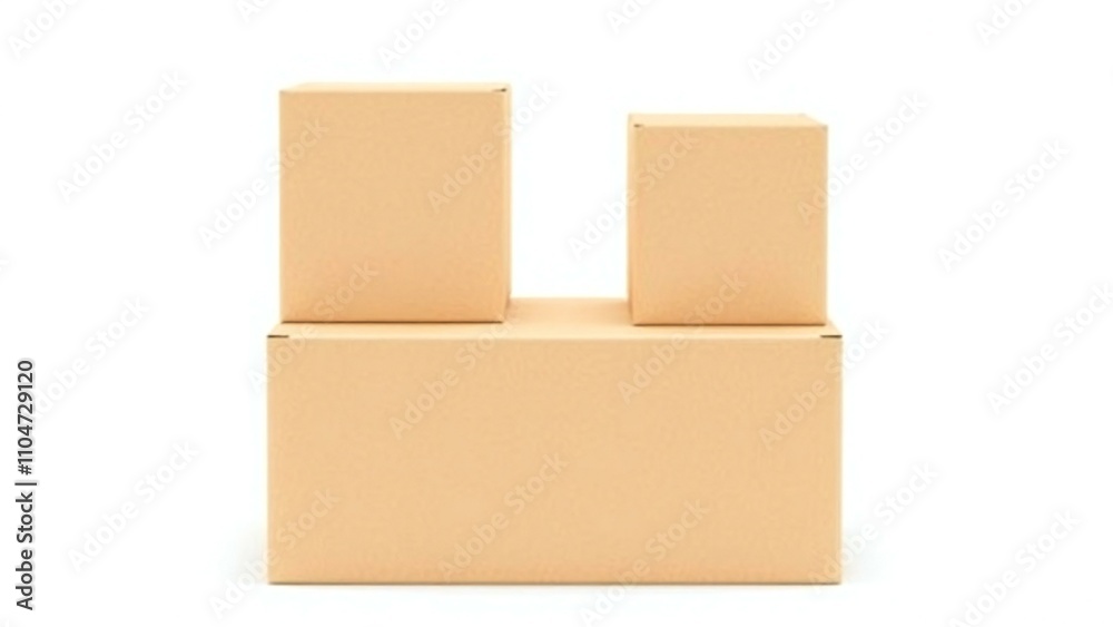 cardboard box isolated on white cardboard box isolated on white