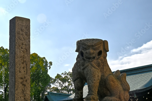  吹揚神社の狛犬 photo