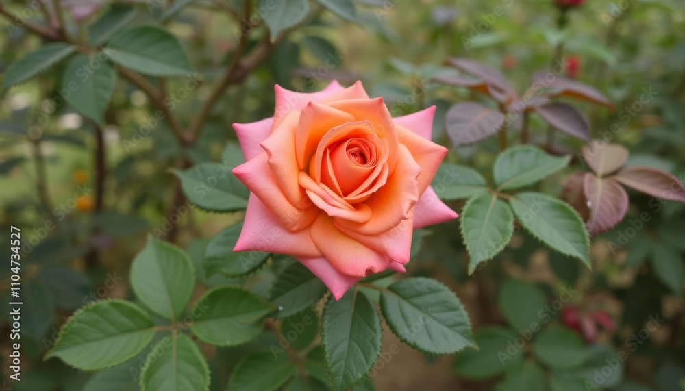 Beautiful rose in bloom a symbol of love and beauty Beautiful rose in bloom a symbol of love and beauty