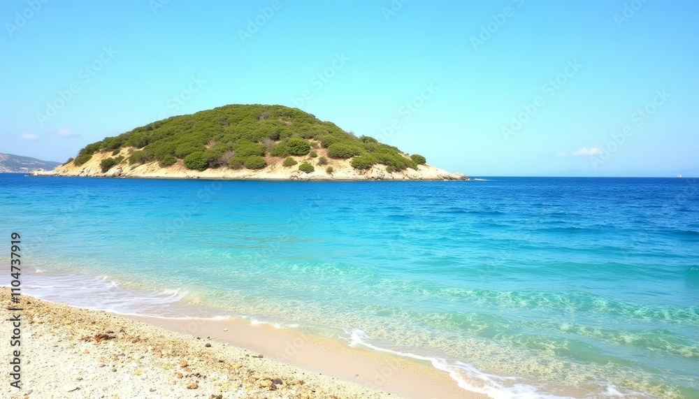 Island Paradise A serene escape in the azure sea Island Paradise A serene escape in the azure sea