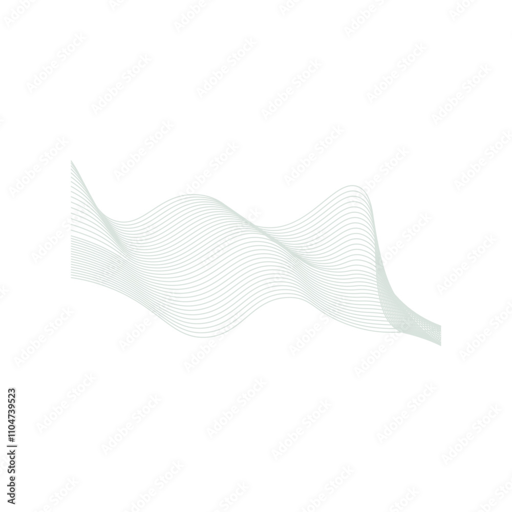 Wave Lines Decoration Wave Lines Decoration