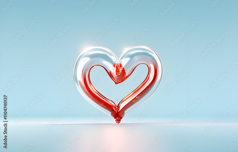 Red heart-shaped balloon, a symbol of love and romance, perfect for Valentine's Day celebrations Red heart-shaped balloon, a symbol of love and romance, perfect for Valentine's Day celebrations