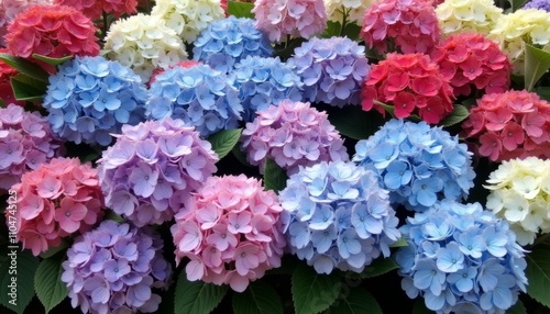  Vibrant bouquet of colorful flowers in bloom