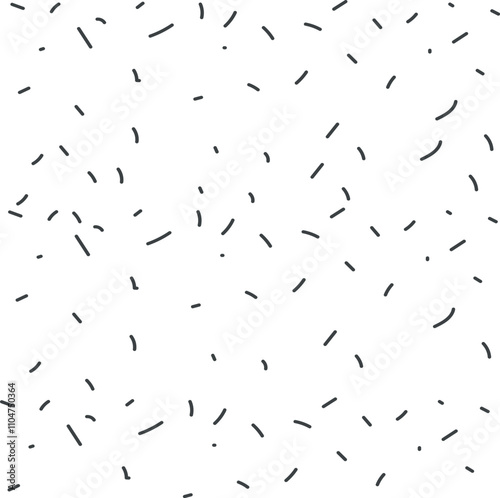 Small lines and dots create simple noise or texture.