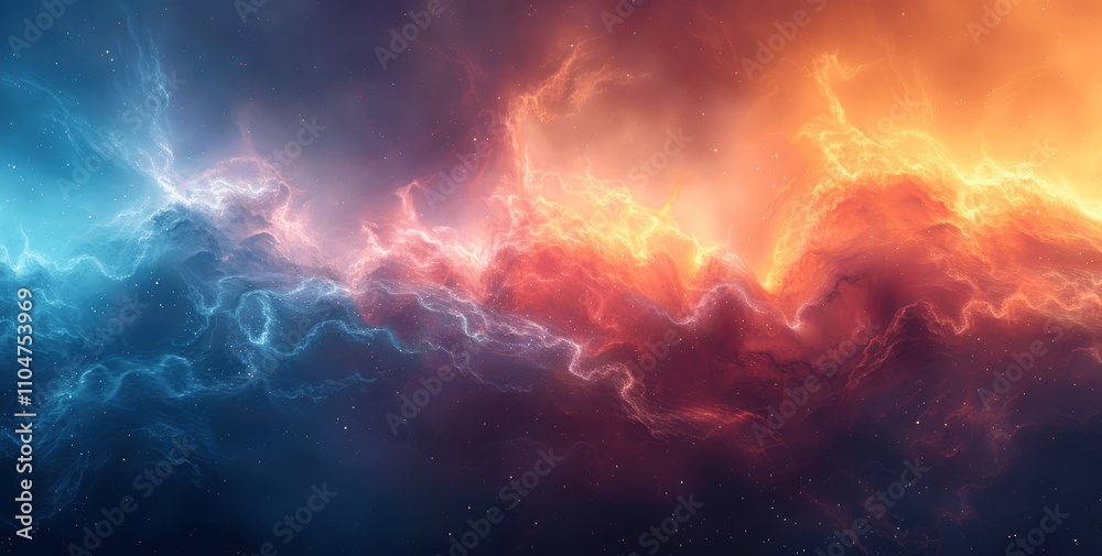 Elegant Gradient Background with Warm and Cool Tones Elegant Gradient Background with Warm and Cool Tones