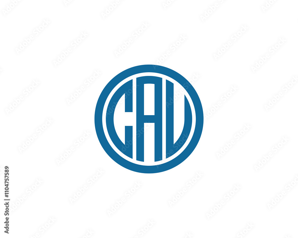 CAU logo design vector template. CAU CAU logo design vector template. CAU