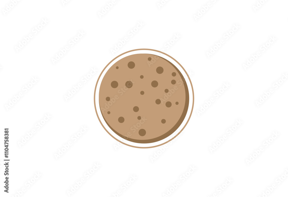 Biscuit, cracker, food logo design, Vector design Concept