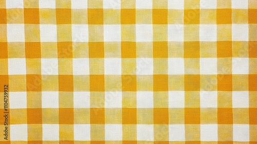 Bright yellow and white checkered pattern