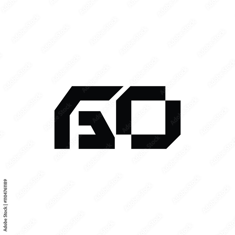 GO monogram logo design letter text name symbol monochrome logotype alphabet character simple logo GO monogram logo design letter text name symbol monochrome logotype alphabet character simple logo