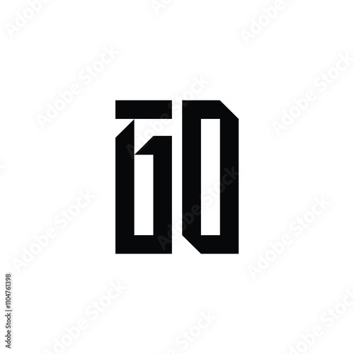 GO monogram logo design letter text name symbol monochrome logotype alphabet character simple logo