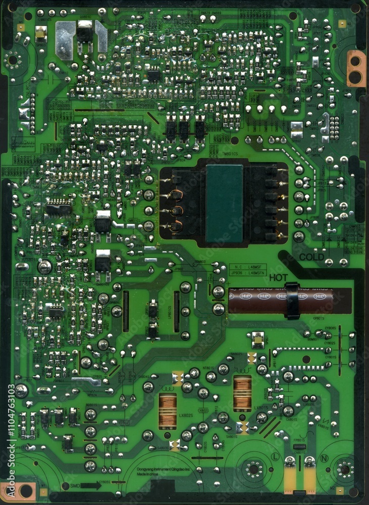 Circuit board with electrons. Electronic circuit board close up. Computer Motherboard. Electronic computer hardware technology. Motherboard digital chip. Circuit board with electrons. Electronic circuit board close up. Computer Motherboard. Electronic computer hardware technology. Motherboard digital chip.