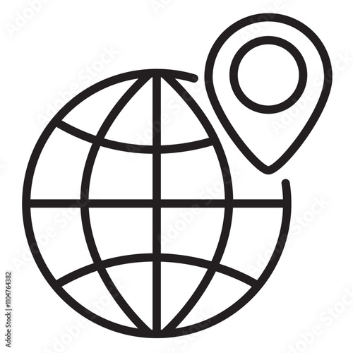 global pin location icon