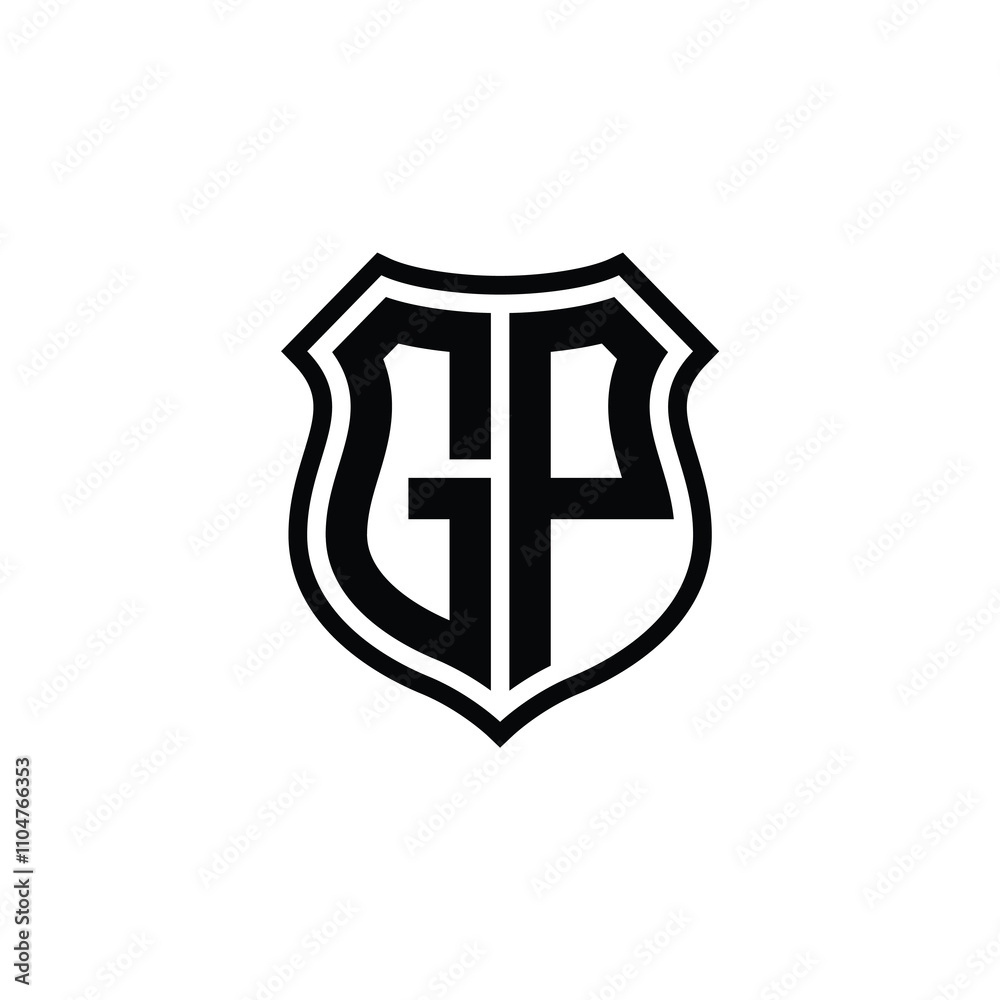 GP monogram logo design letter text name symbol monochrome logotype alphabet character simple logo GP monogram logo design letter text name symbol monochrome logotype alphabet character simple logo