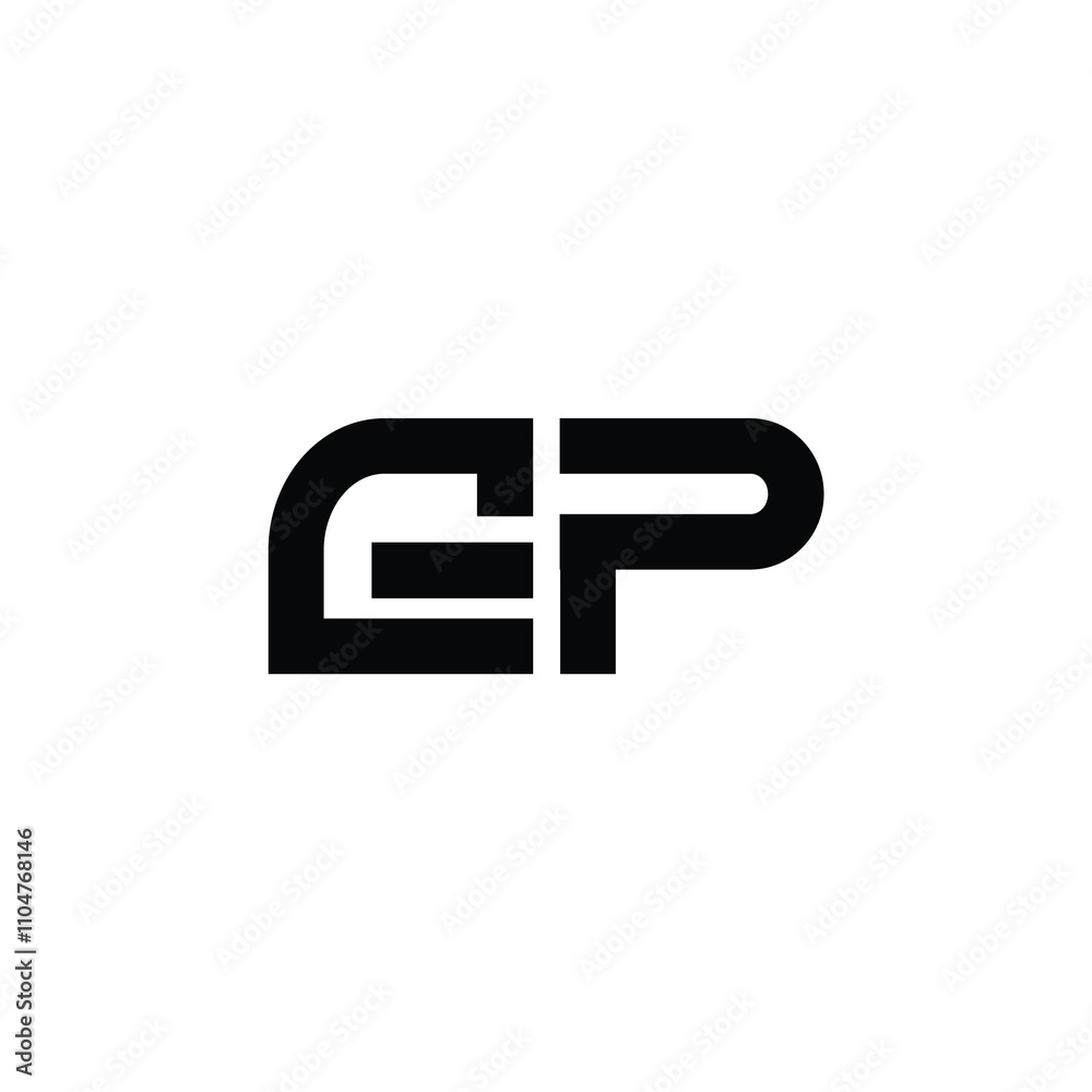 GP monogram logo design letter text name symbol monochrome logotype alphabet character simple logo GP monogram logo design letter text name symbol monochrome logotype alphabet character simple logo