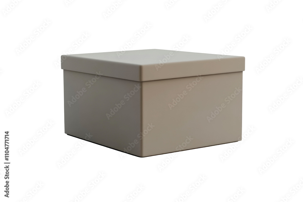 closed gray cardboard box isolated on transparent closed gray cardboard box isolated on transparent