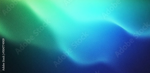 Gradient Background Smooth Texture Blue Green Blur Abstract Design Soft Glowing Vibrant Cover Poster