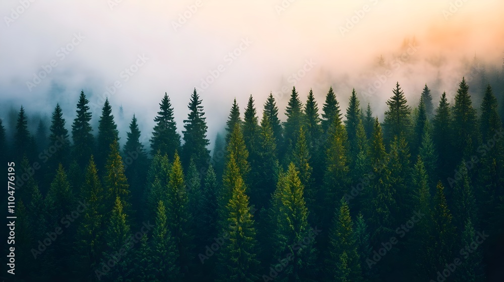 Misty Mountain Pine Forest Misty Mountain Pine Forest