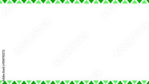 Background white with green ornament border. Vector can be used for banners, posters, power points, templates, slides, etc.