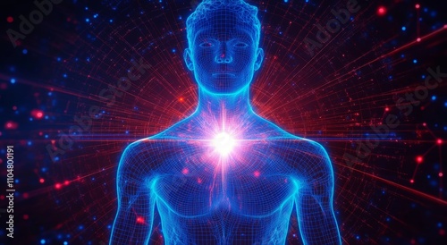 Energy Balance and Metabolic Flux in Bioenergetics Illustration