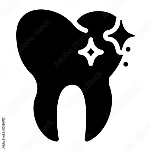 tooth whitening Solid icon