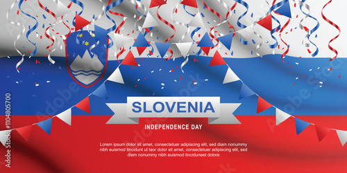 Slovenia Independence Day background.
