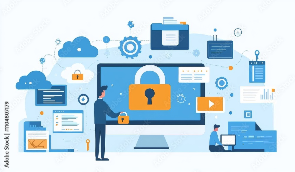 Digital Security Concept with Cloud Computing and Document Management System for Team Collaboration Digital Security Concept with Cloud Computing and Document Management System for Team Collaboration