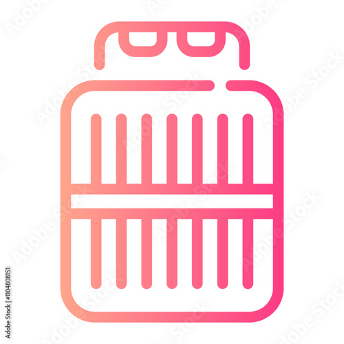 toothpick Line Gradient Icon