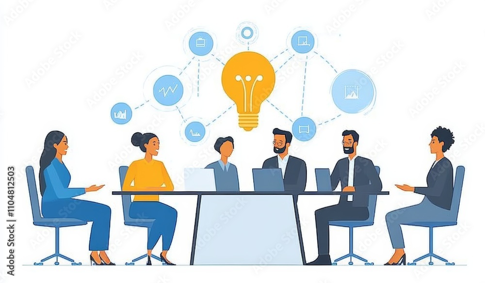 business team brainstorming meeting group collaboration professionals ideas development discussion business team brainstorming meeting group collaboration professionals ideas development discussion