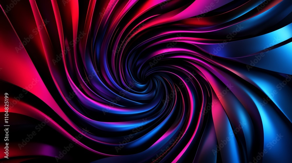 Abstract swirl pattern in vivid red and blue with a smooth, glossy finish. Abstract swirl pattern in vivid red and blue with a smooth, glossy finish.