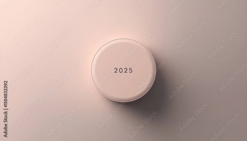 2025 Minimalist Year Design Concept: A Stylish and Simple Circular Graphic for New Year Branding 2025 Minimalist Year Design Concept: A Stylish and Simple Circular Graphic for New Year Branding