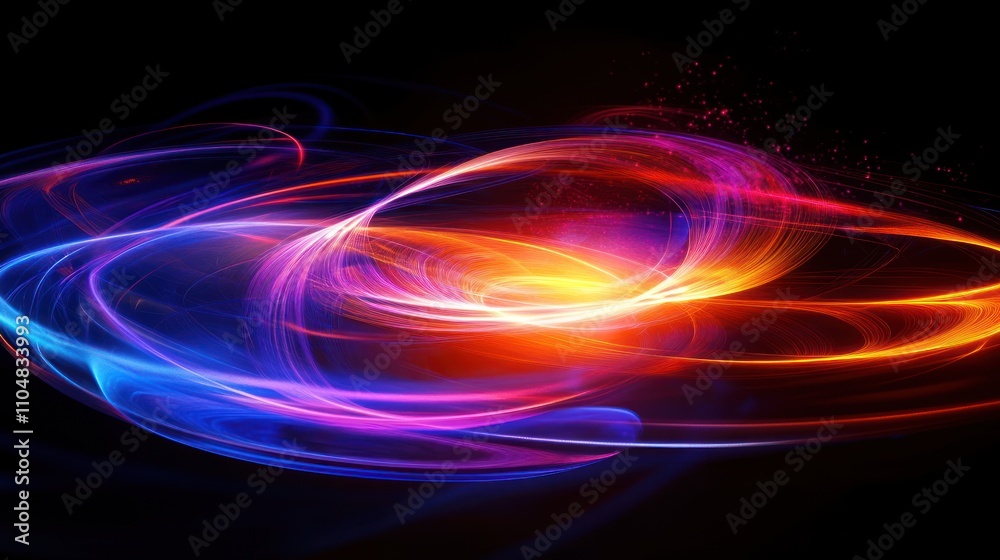 A vibrant swirl of colorful light and energy, creating a dynamic abstract visual effect. A vibrant swirl of colorful light and energy, creating a dynamic abstract visual effect.