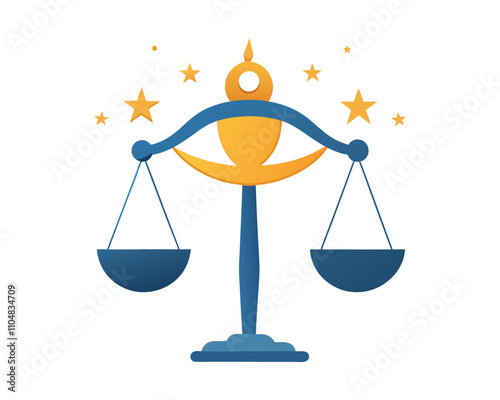 libra isolated on white background vector