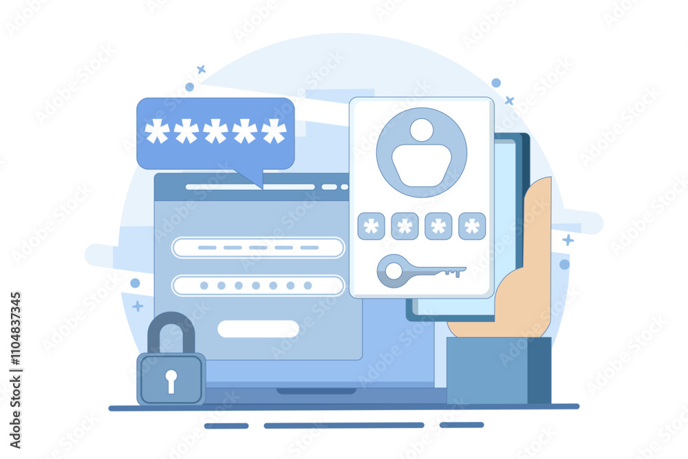 One-time password concept. Message with code on smartphone to login to website or app. Notification on phone, multifactor authentication. Internet payment, flat vector illustration on background. One-time password concept. Message with code on smartphone to login to website or app. Notification on phone, multifactor authentication. Internet payment, flat vector illustration on background.