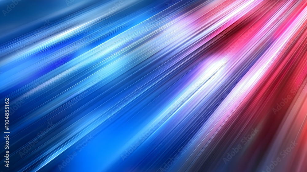 Abstract Diagonal Lines Background, Vibrant Blue and Red Streaks Radiate Dynamically, Creating an Energetic Visual Design. Abstract Diagonal Lines Background, Vibrant Blue and Red Streaks Radiate Dynamically, Creating an Energetic Visual Design.